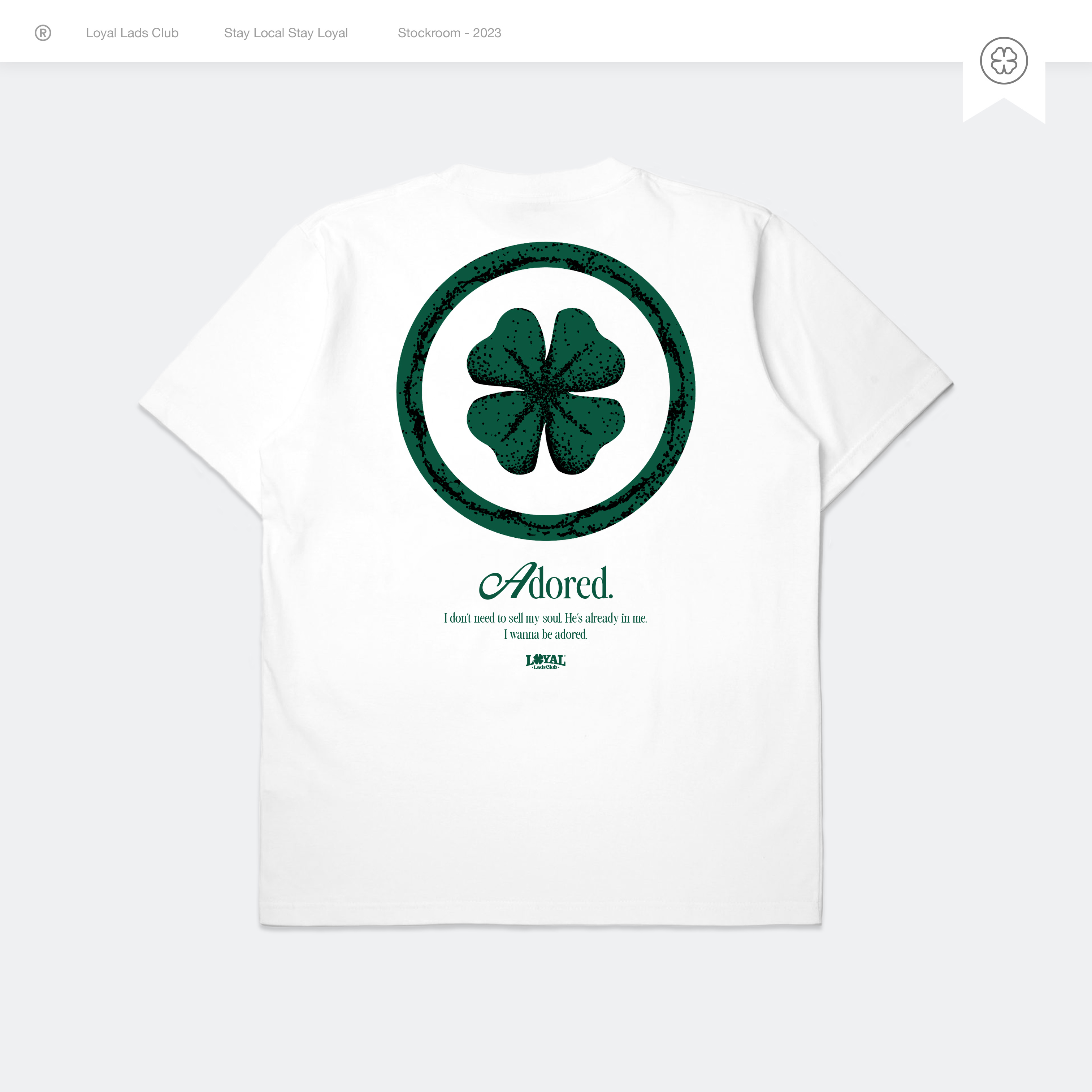 Tshirt - Adored White - Thumbnail 2